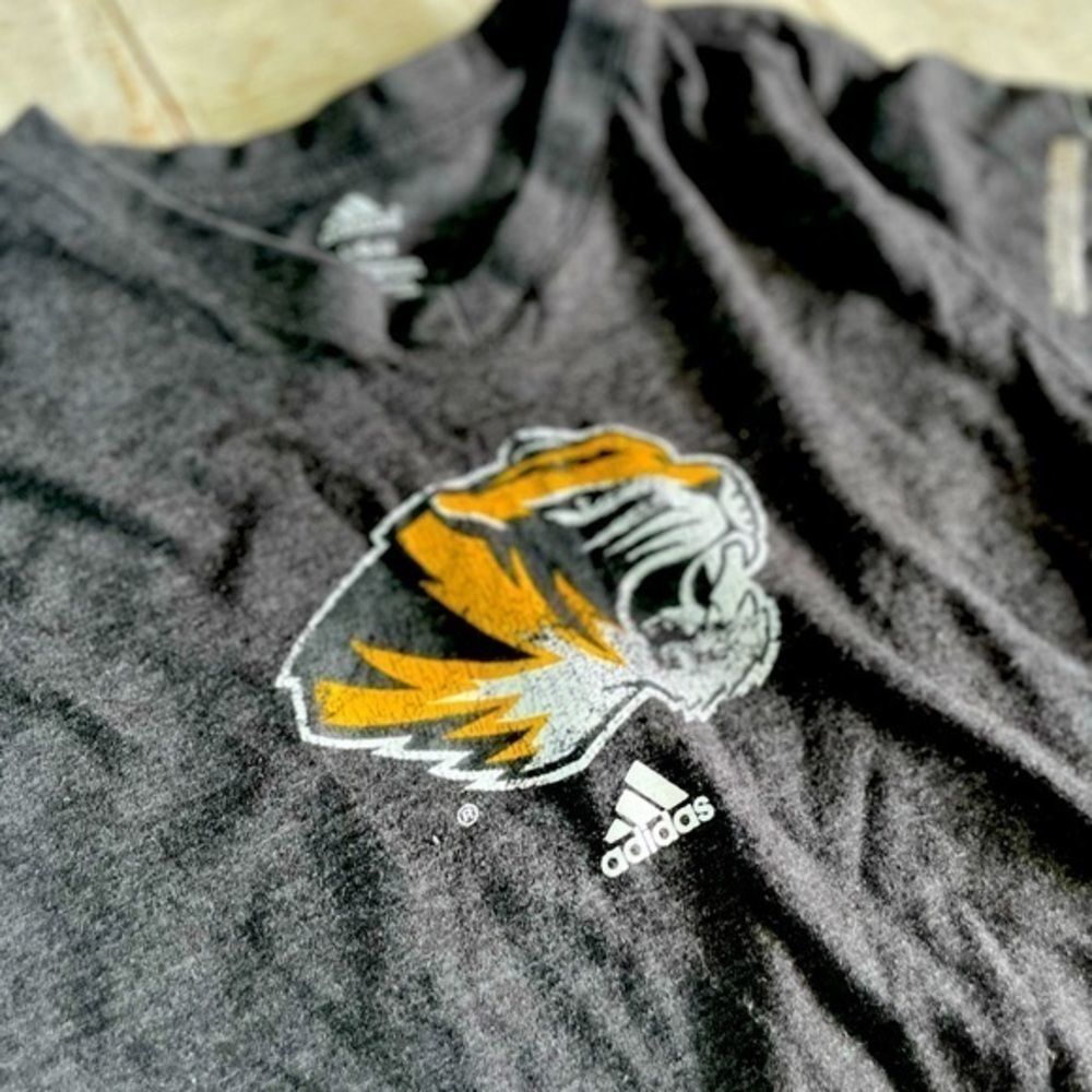 Adidas university T-shirt in dark gray